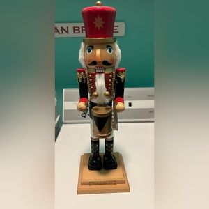 Fao Schwarz Soldier wooden nutcracker. 20” tall.